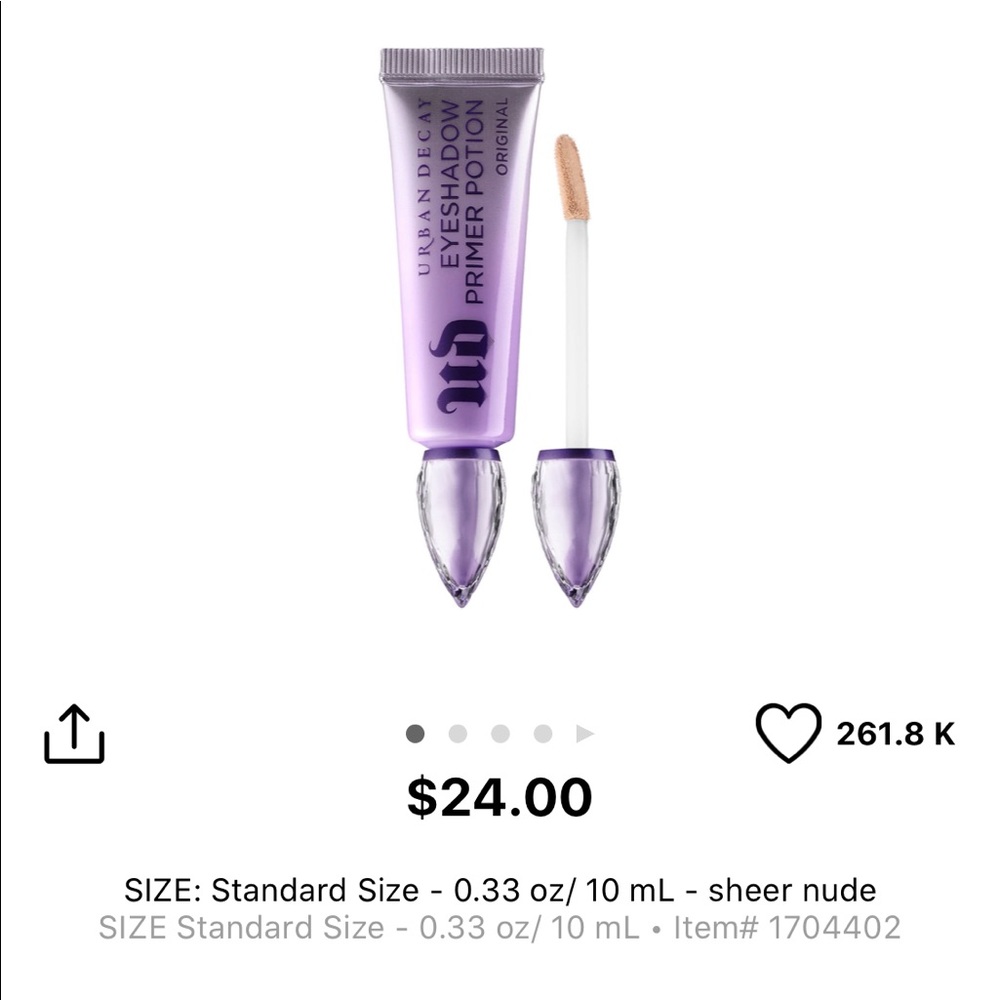 Urban Decay Eyeshadow Primer Potion Original